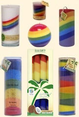 Rainbow Candles