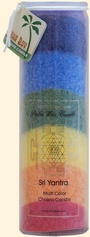 Sri Yantra (Rainbow) Chakra Jar