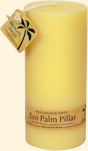 Natural Feather/Palm Wax - Pillar Blend