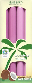 Plum Coconut Tapers: 4 Pack