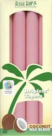 Rose Coconut Tapers: 4 Pack