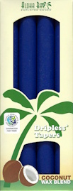Royal Blue Coconut Tapers: 4 Pack