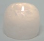 Photo of White Salt Tea Light Holder